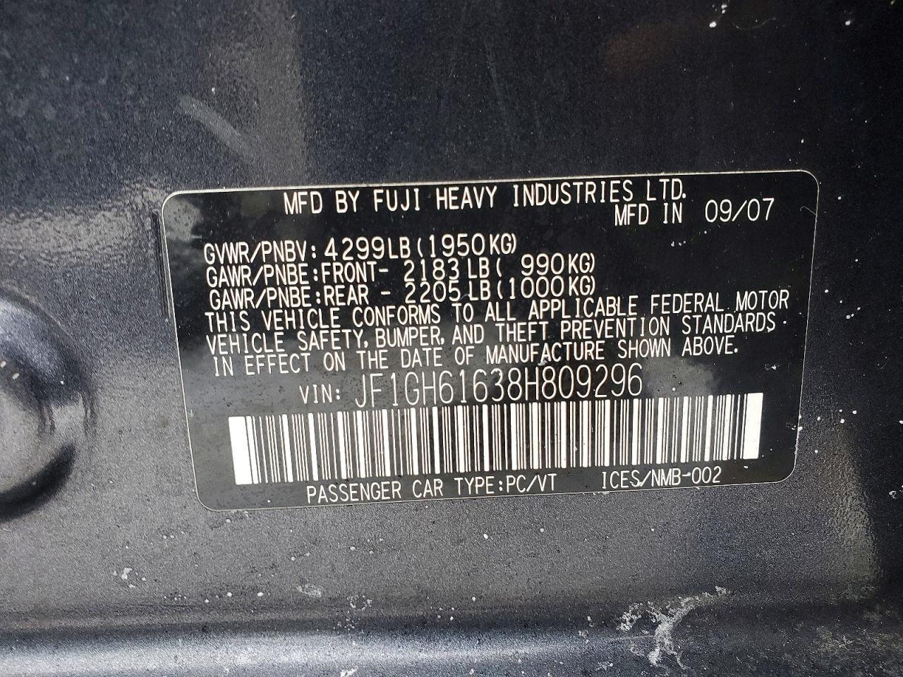 2008 SUBARU IMPREZA