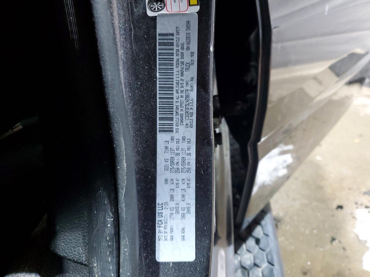 2020 RAM 1500