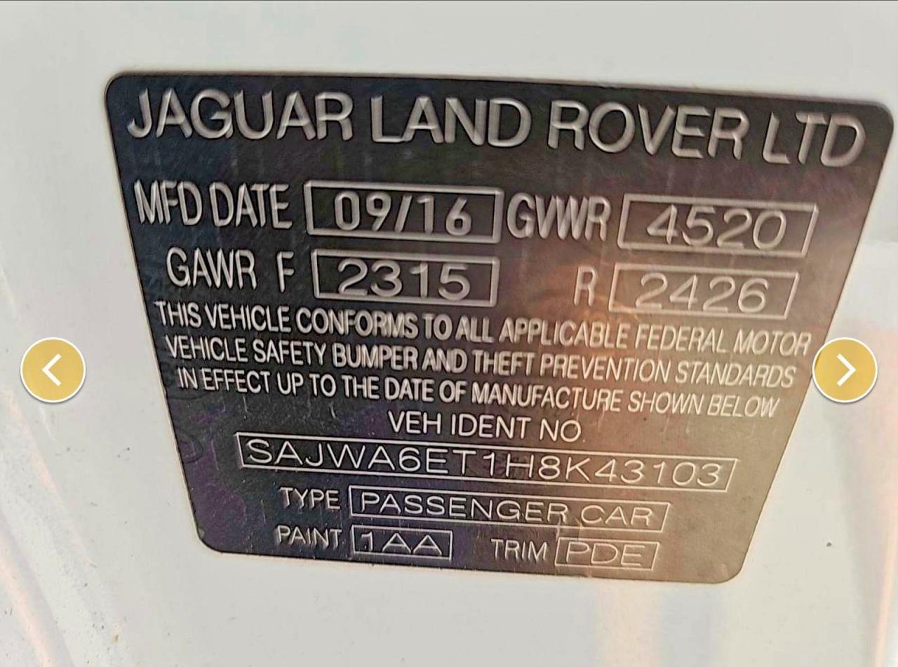 2017 JAGUAR F-Type