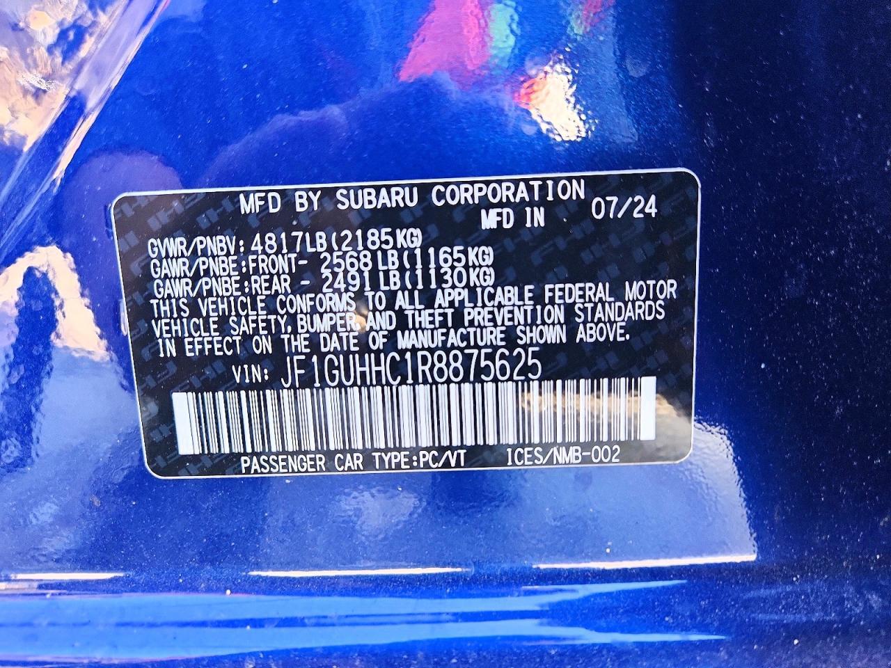 2024 SUBARU IMPREZA