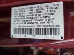2008 HONDA ACCORD