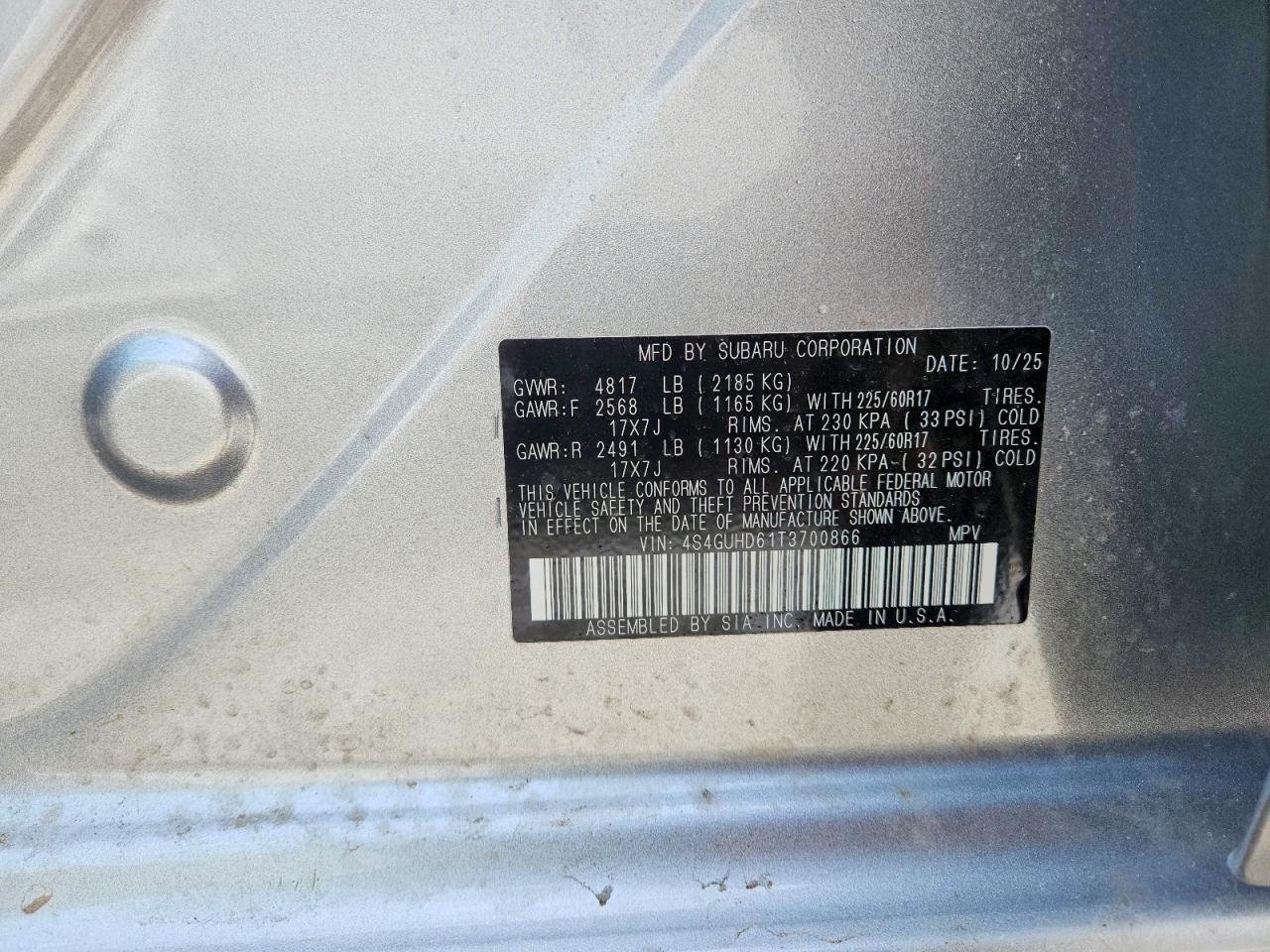 2026 SUBARU Crosstrek