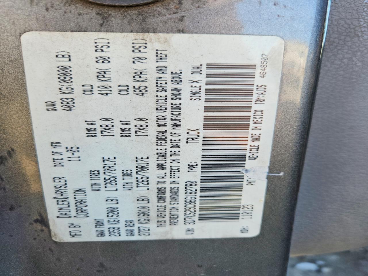 2006 DODGE Ram 2500