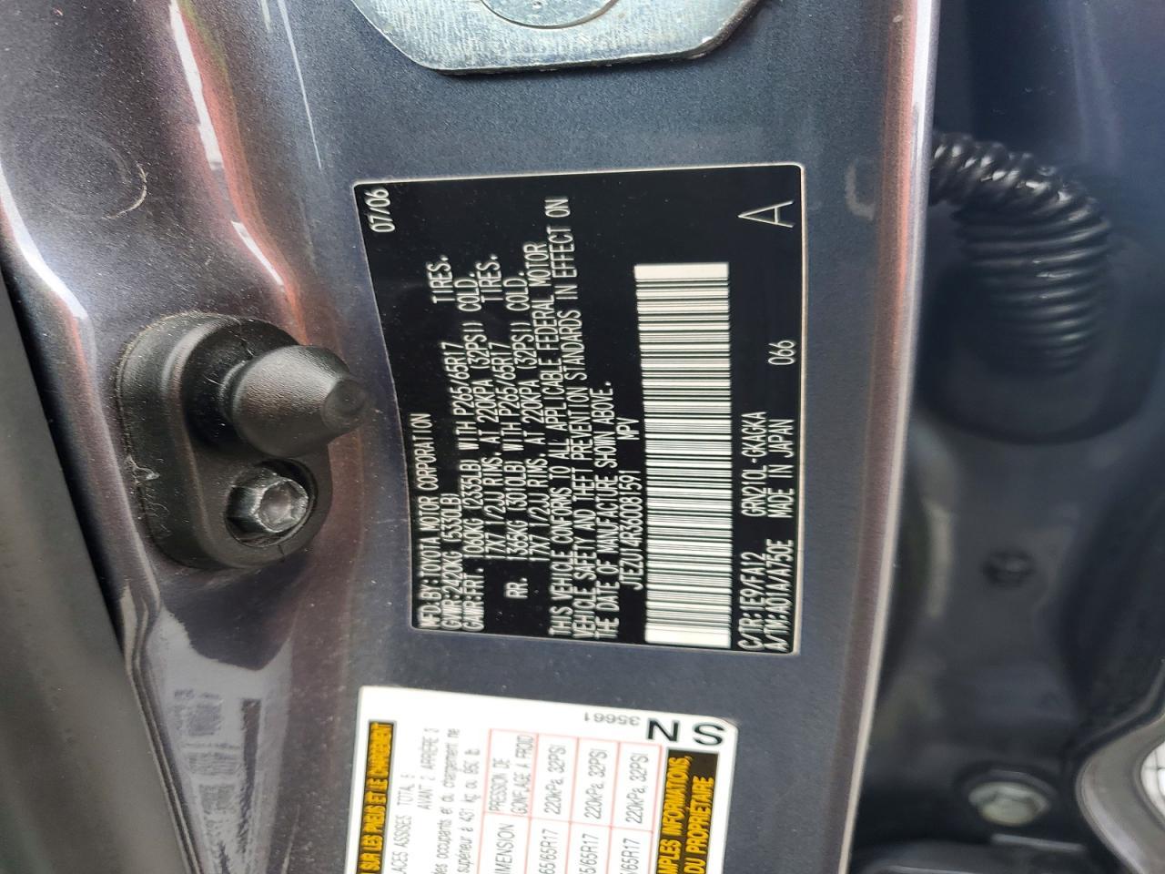 2006 TOYOTA 4Runner