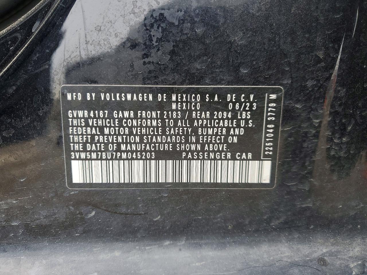 2023 VOLKSWAGEN JETTA