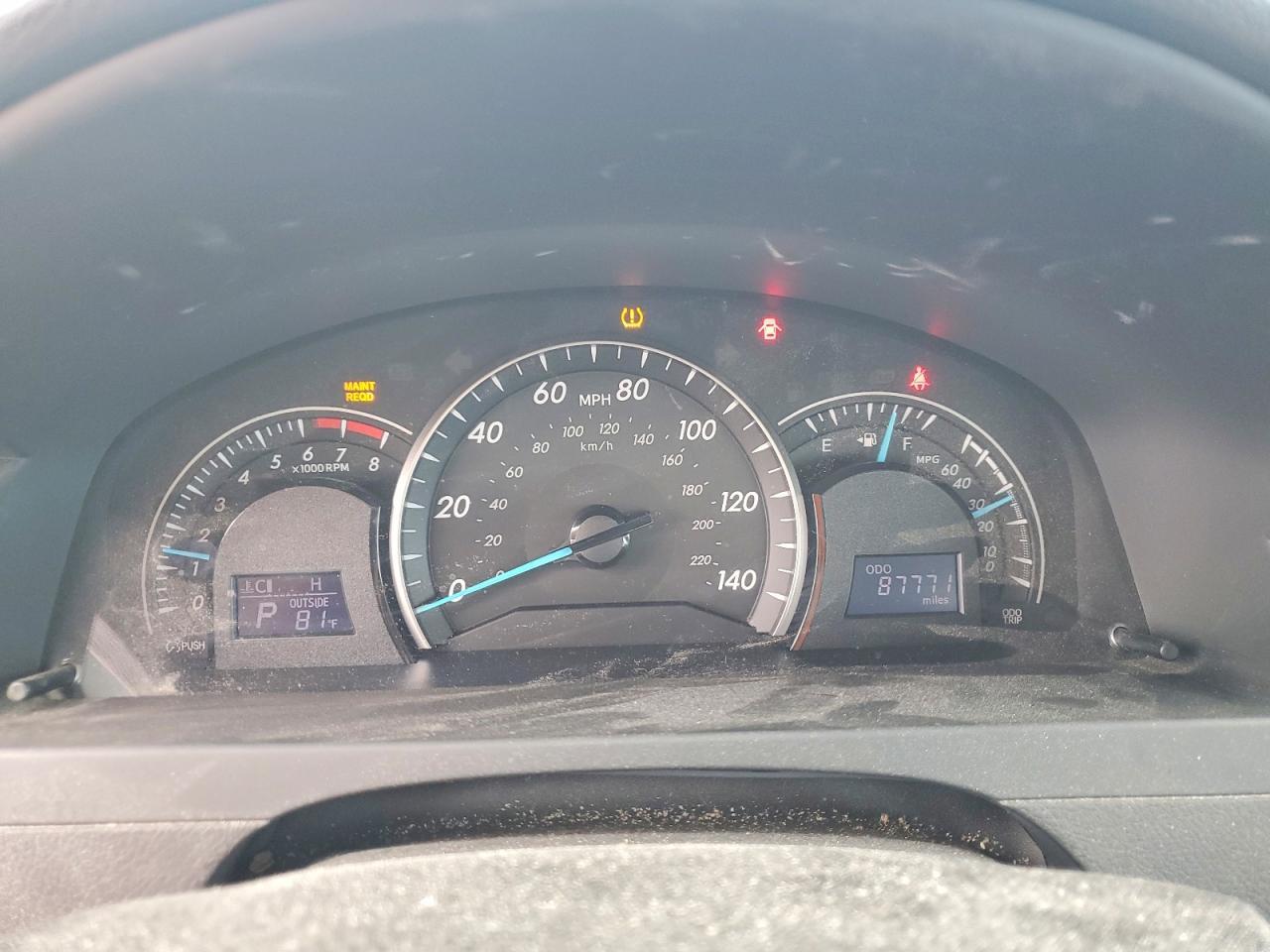 2012 TOYOTA CAMRY