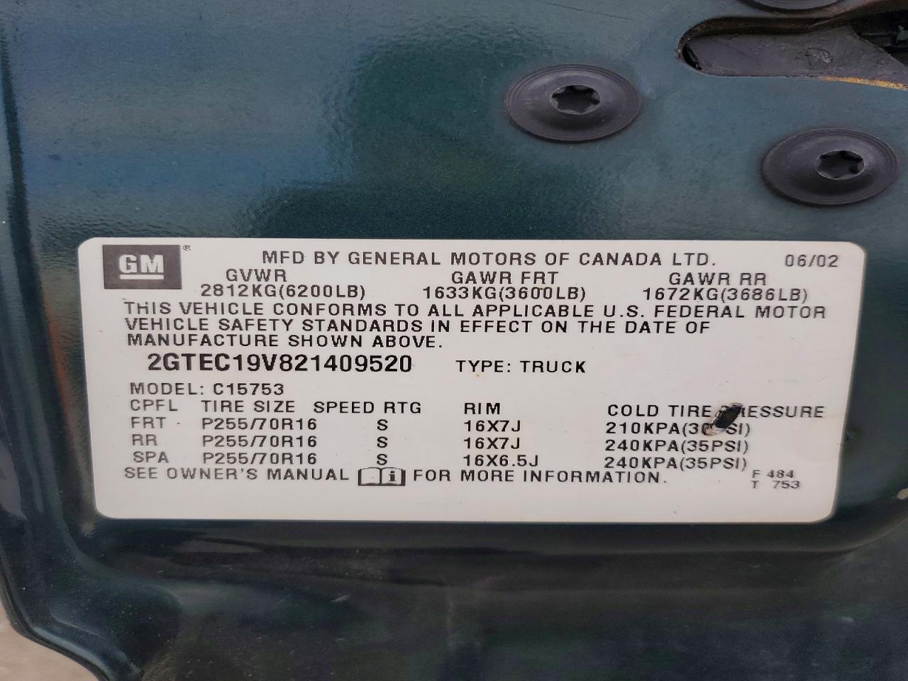 2002 GMC Sierra
