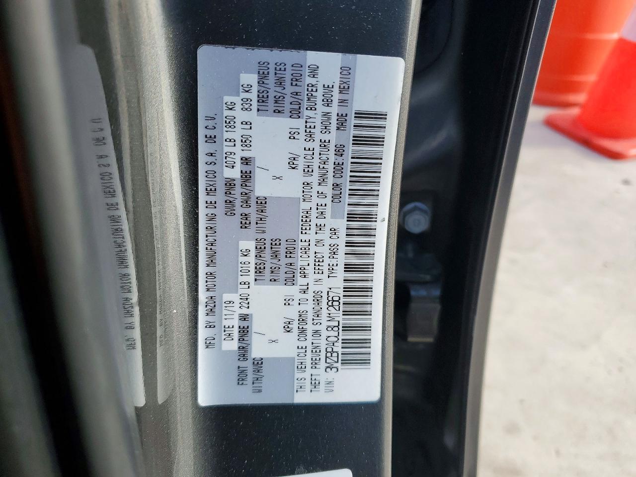 2020 MAZDA 3