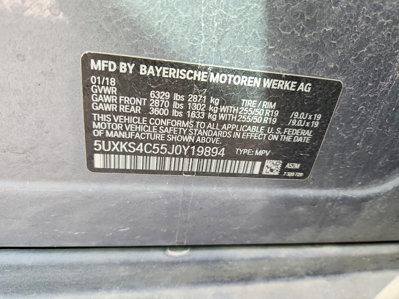 2018 BMW X5