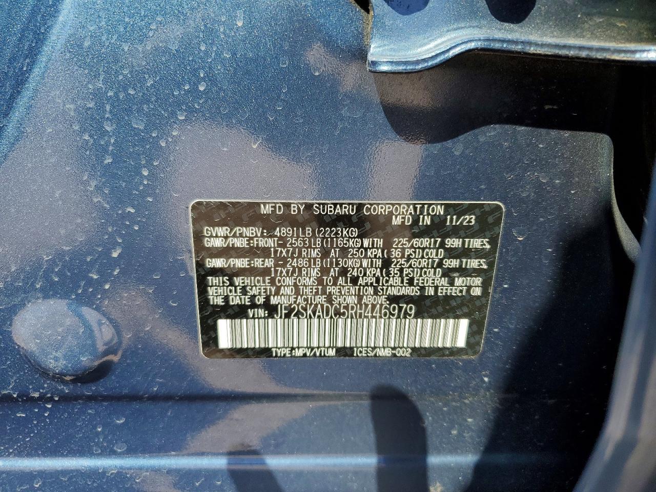 2024 SUBARU FORESTER