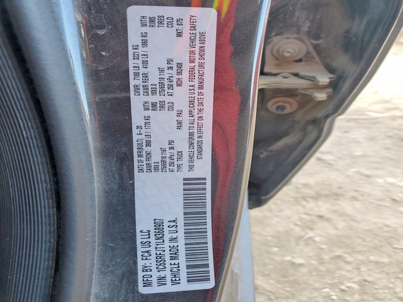 2020 RAM 1500