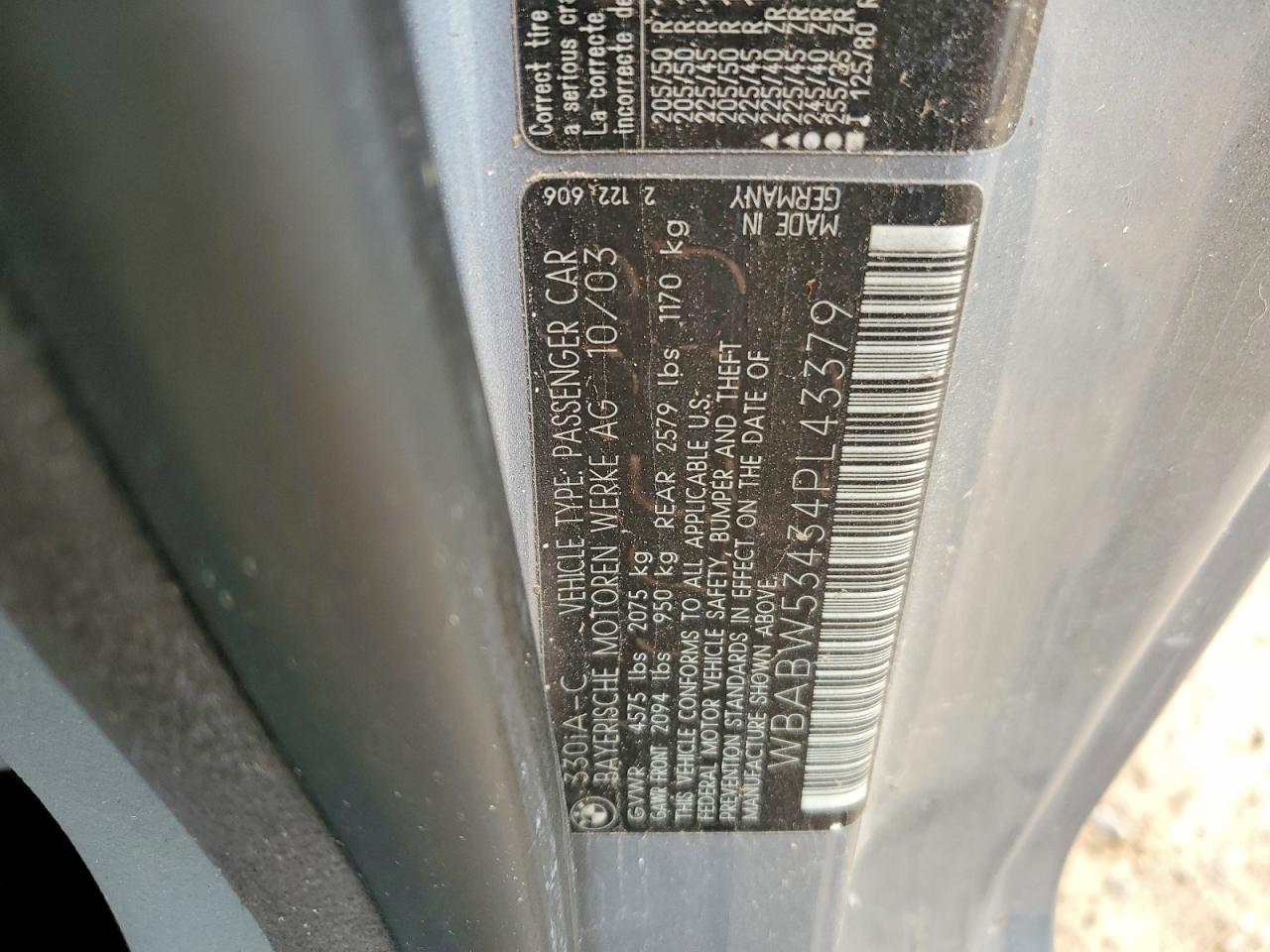 2004 BMW 3 SERIES