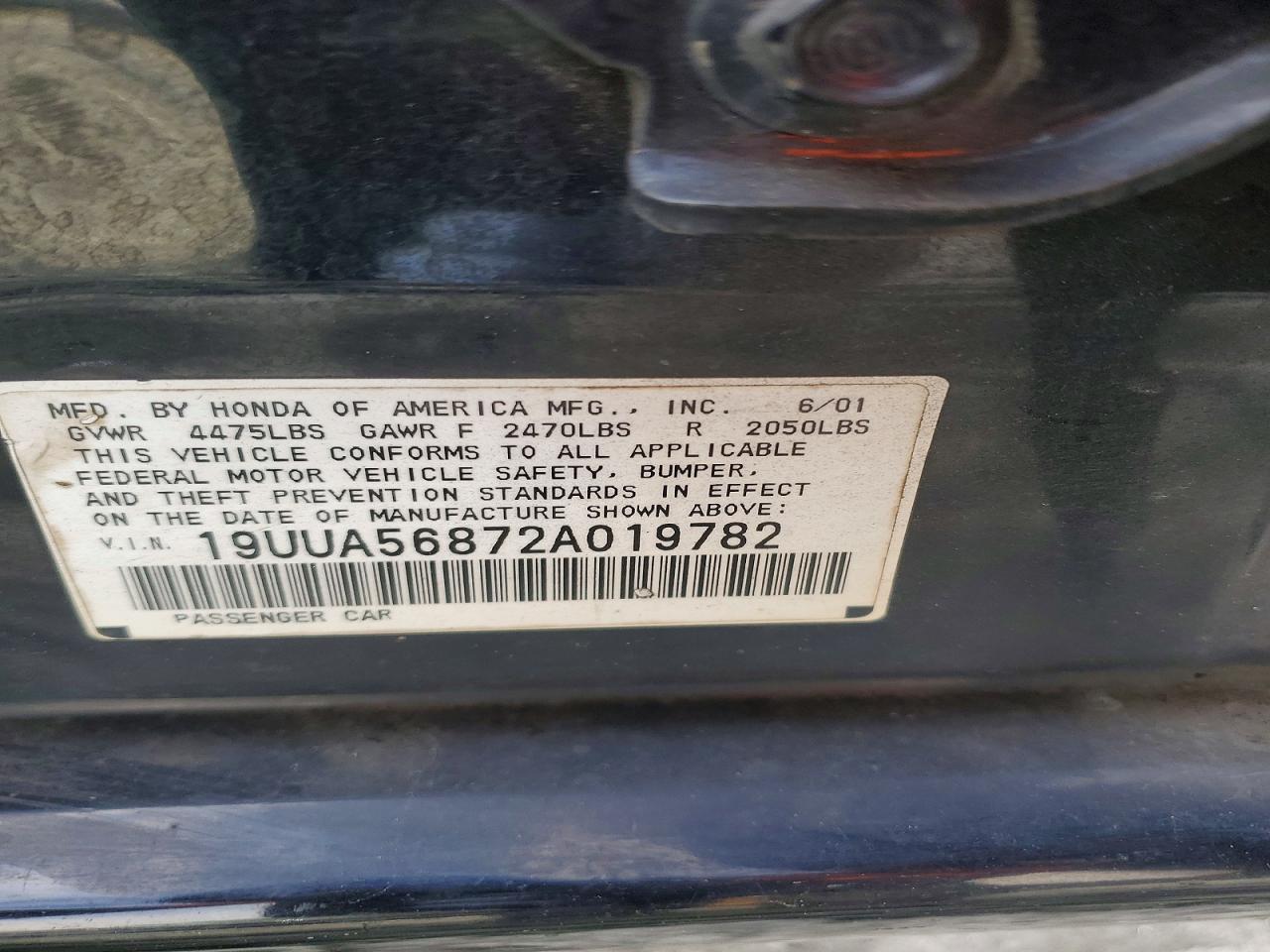 2002 ACURA 3.2 Tl