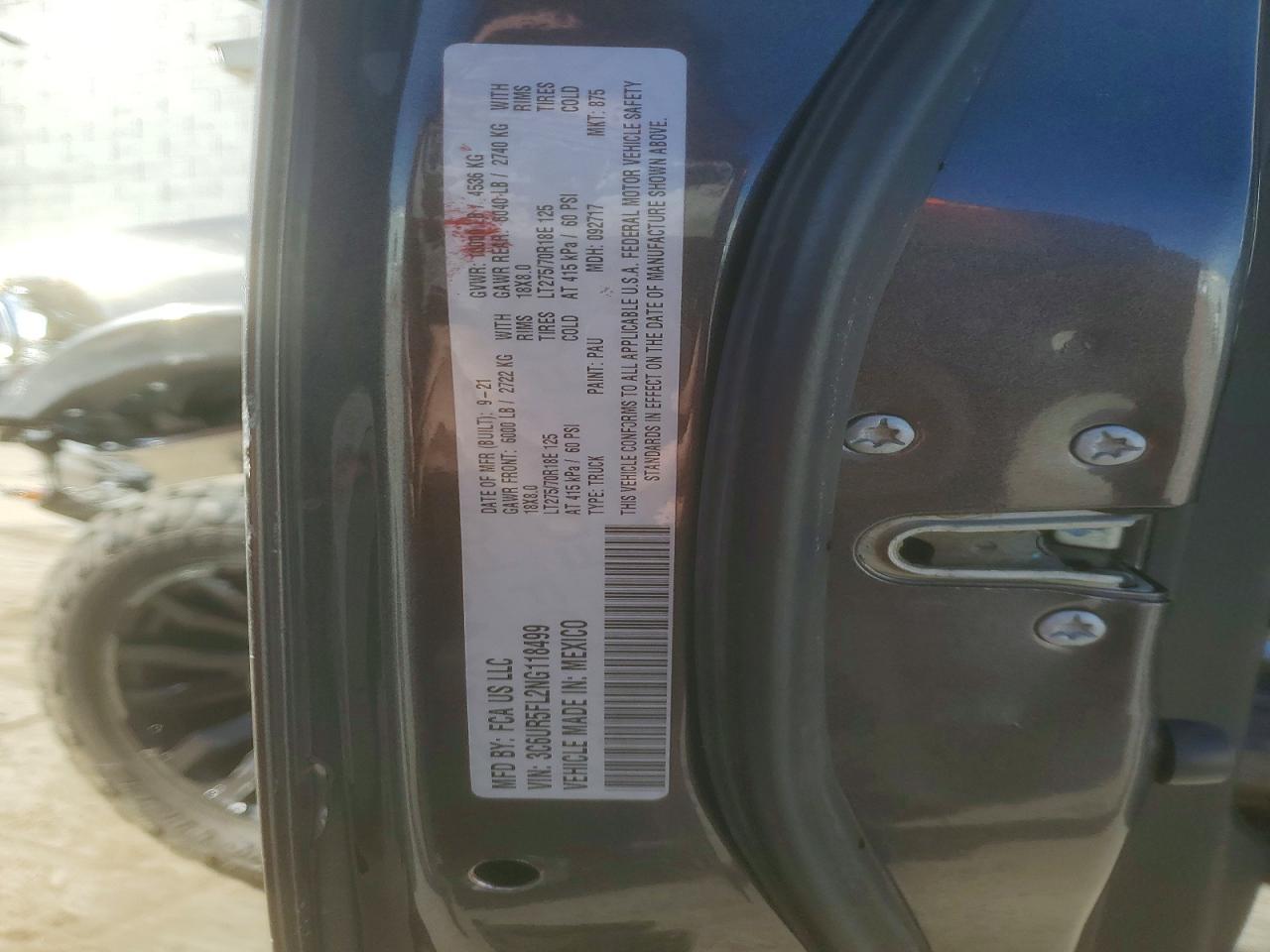 2022 RAM 2500