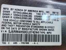 2012 HONDA CR-V