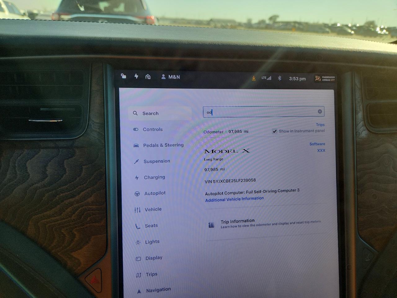 2020 TESLA MODEL X