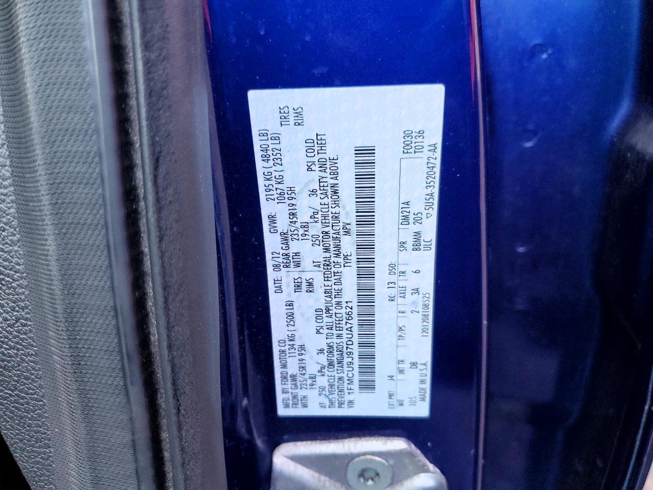 2013 FORD ESCAPE