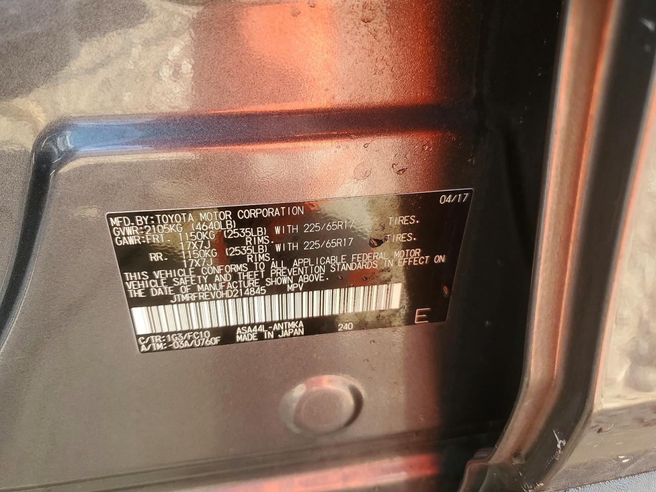 2017 TOYOTA RAV4