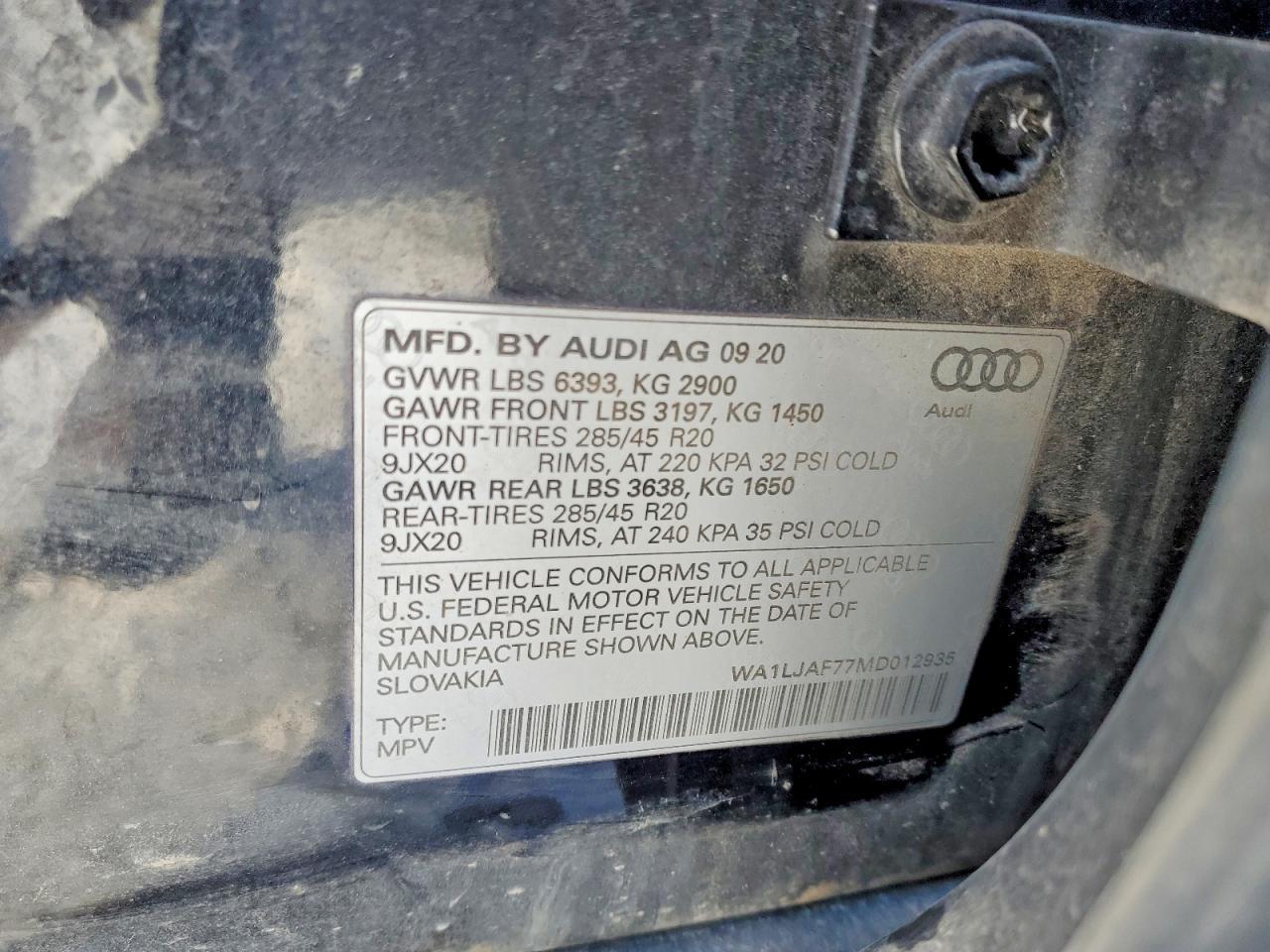 2021 AUDI Q7