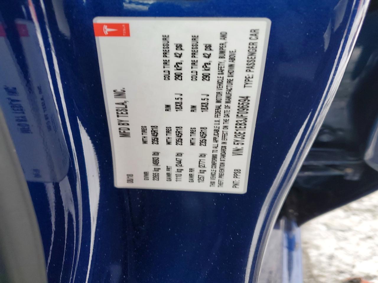 2018 TESLA MODEL 3