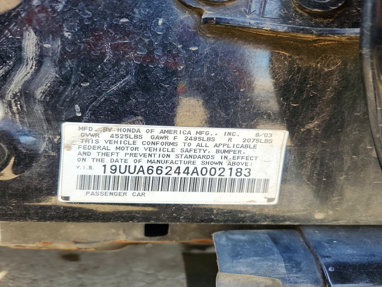 2004 ACURA TL