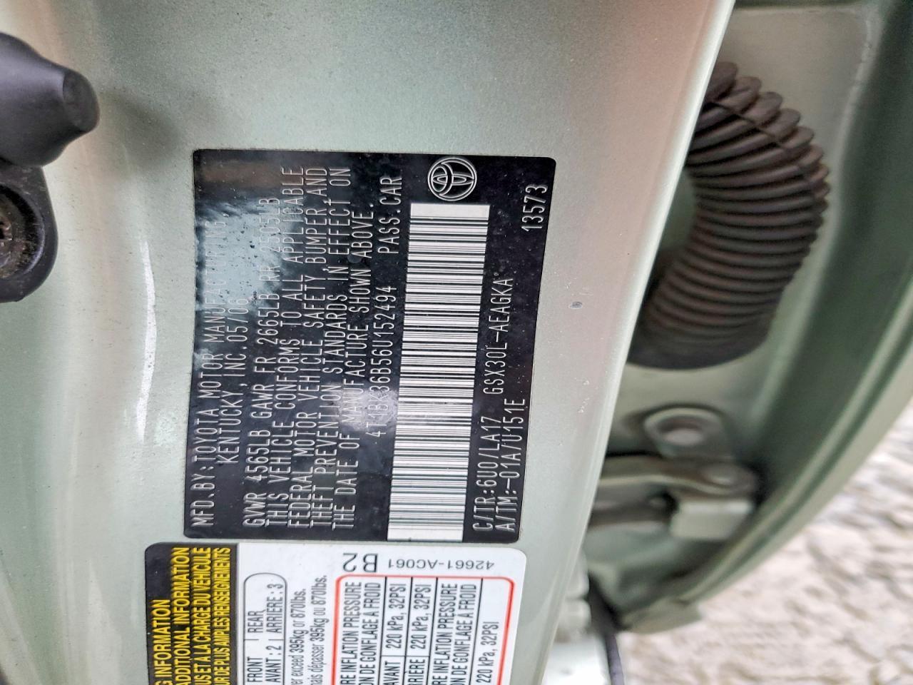 2006 TOYOTA Avalon