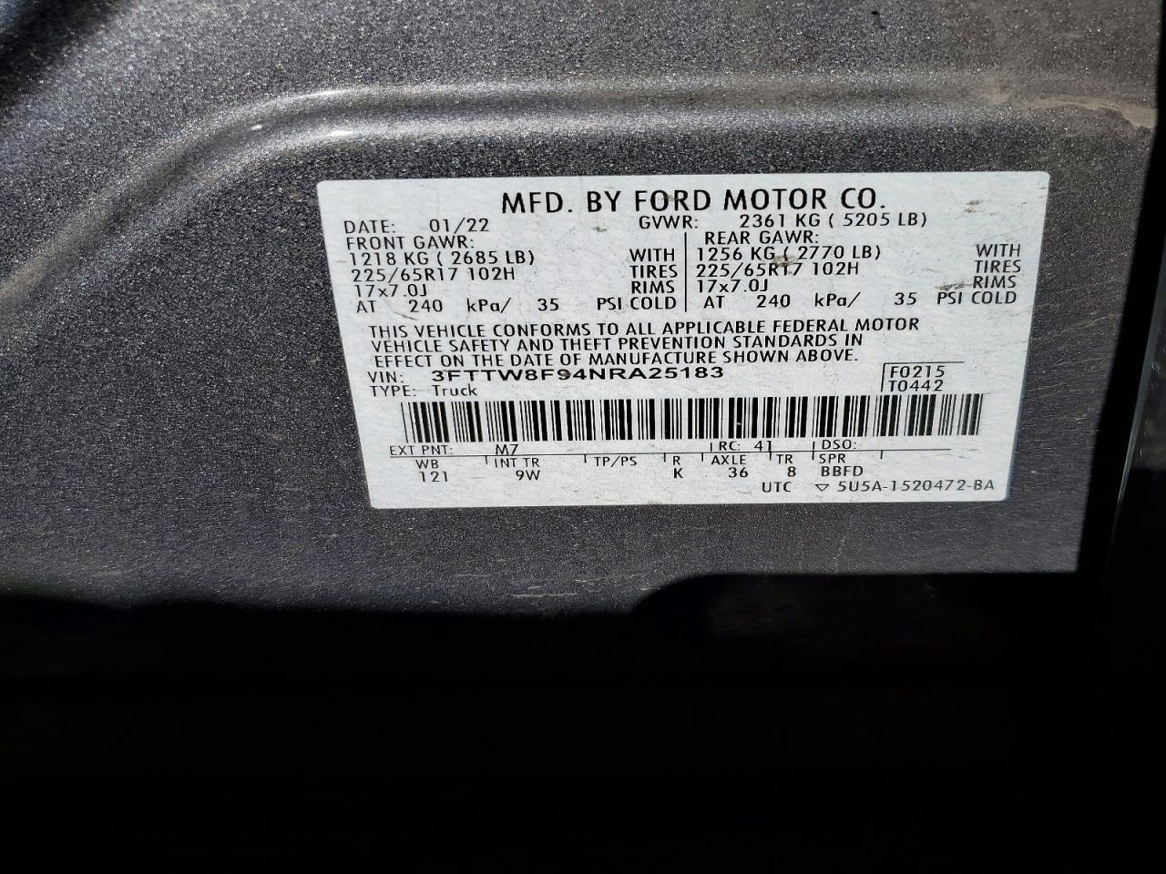 2022 FORD Maverick
