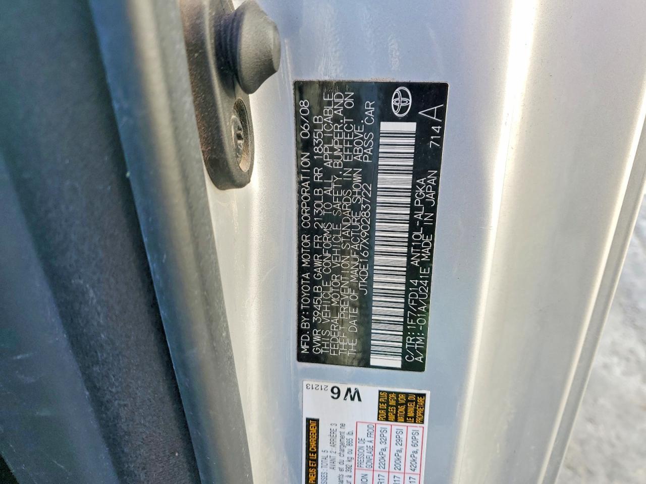 2009 TOYOTA SCION