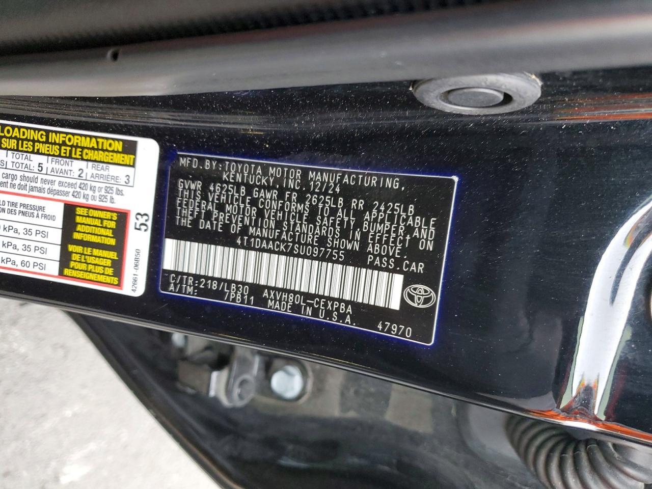 2025 TOYOTA CAMRY