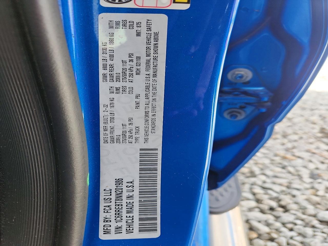2022 RAM 1500