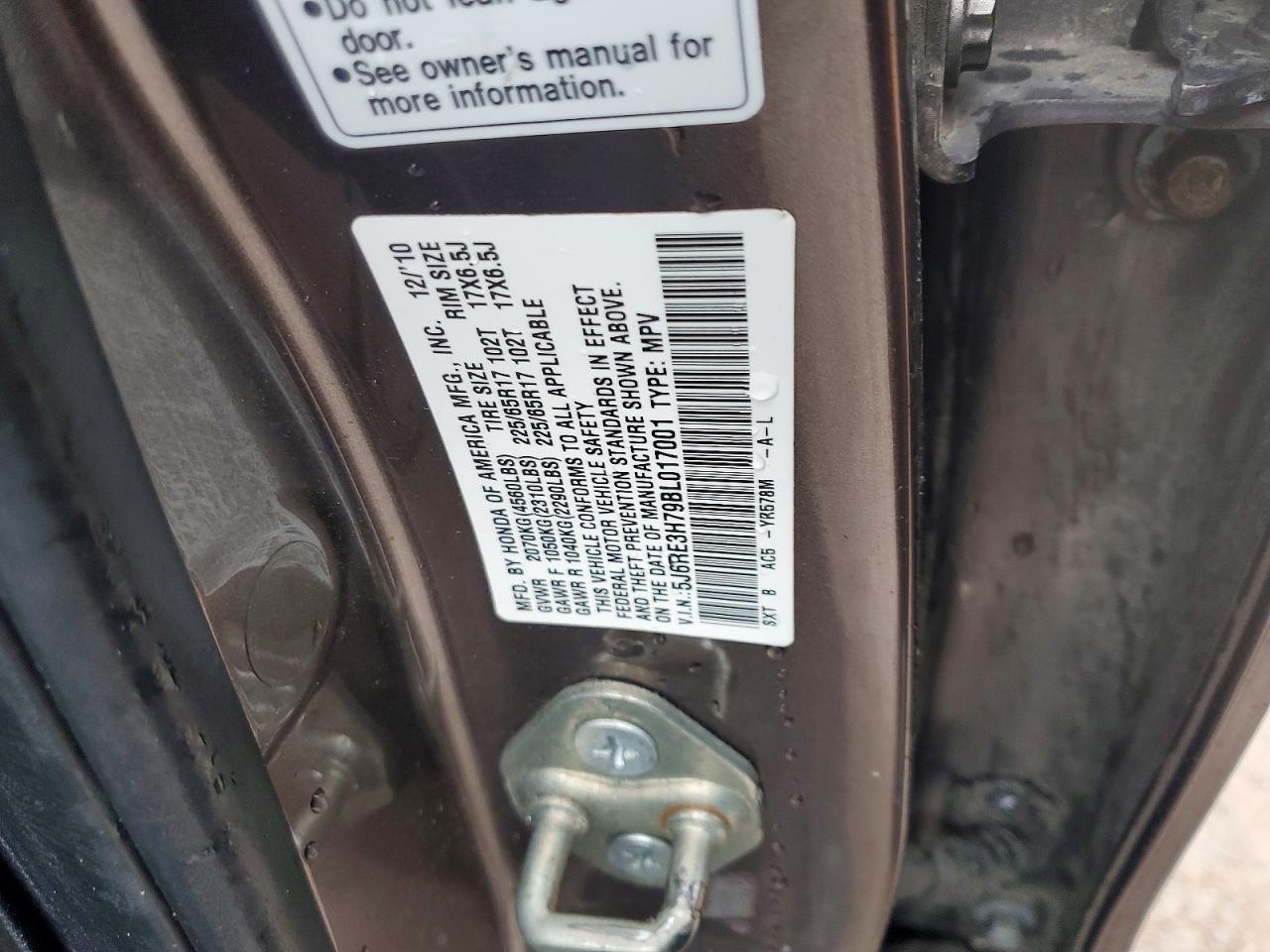 2011 HONDA CR-V