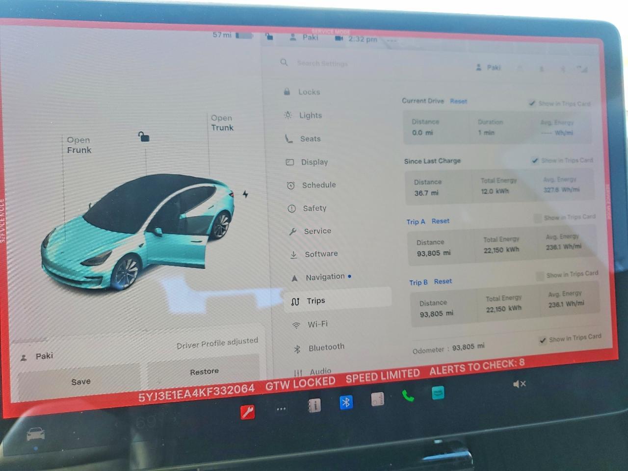 2019 TESLA MODEL 3
