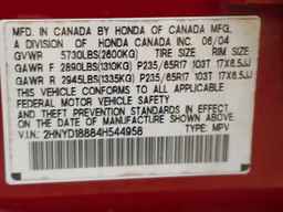 2004 ACURA MDX