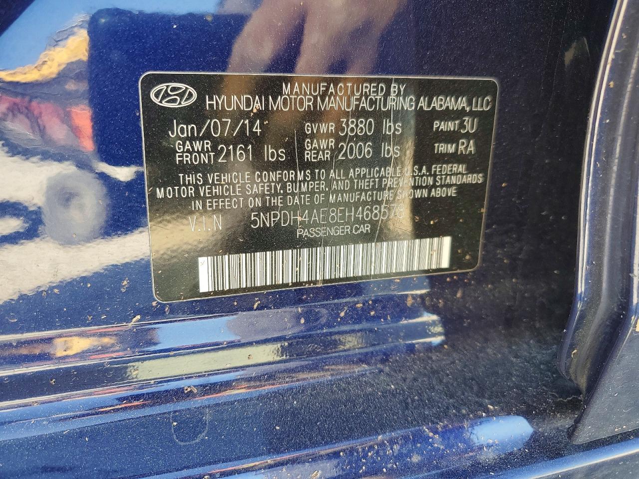2014 HYUNDAI ELANTRA