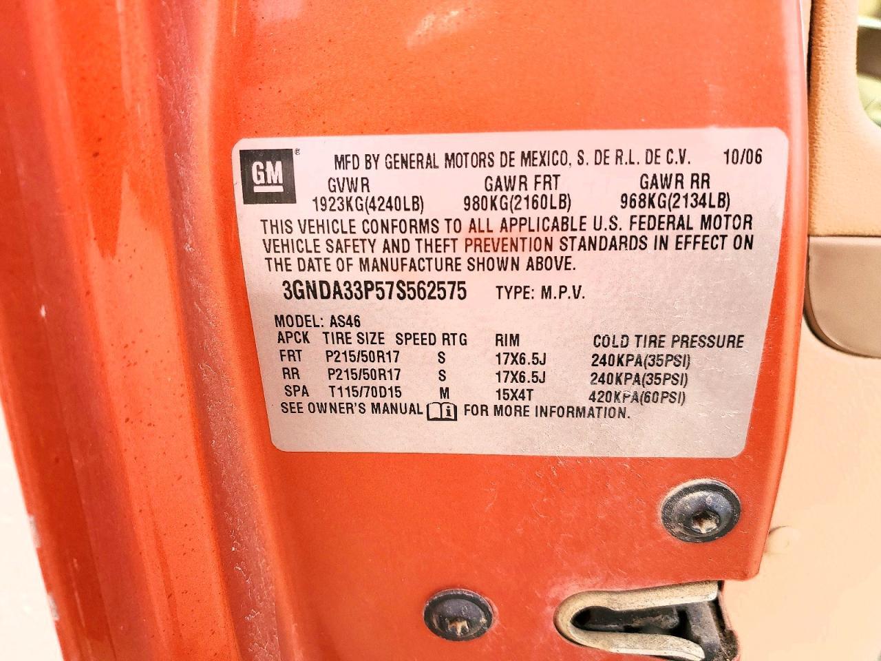 2007 CHEVROLET HHR