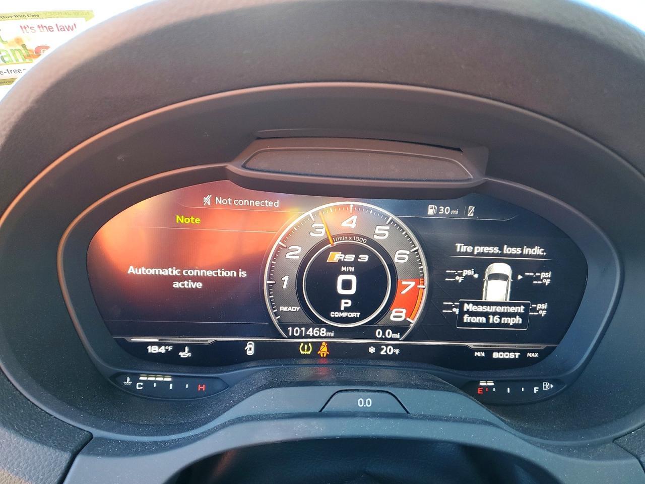2018 AUDI RS3