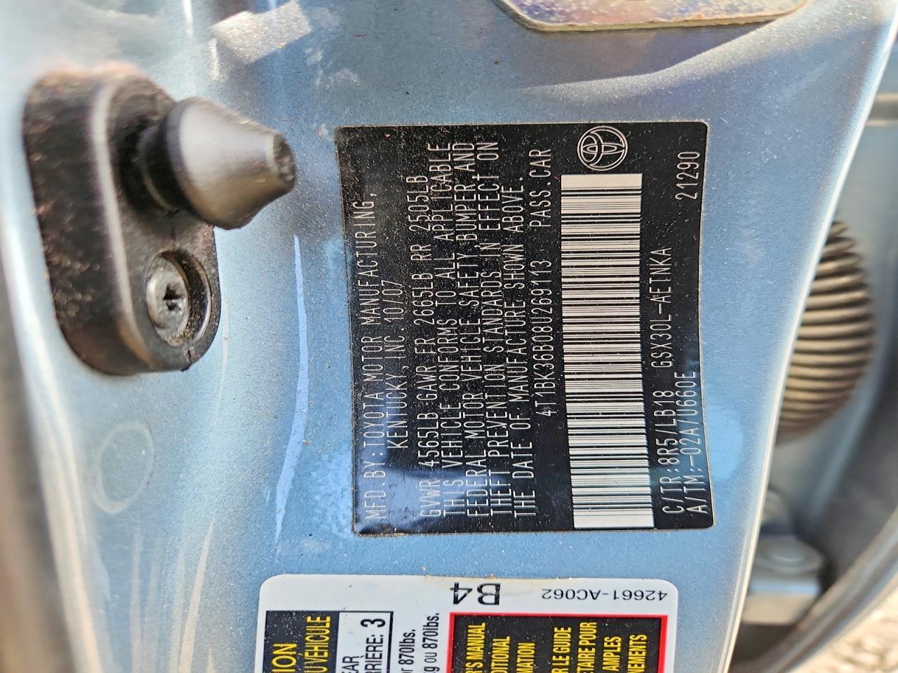 2008 TOYOTA Avalon