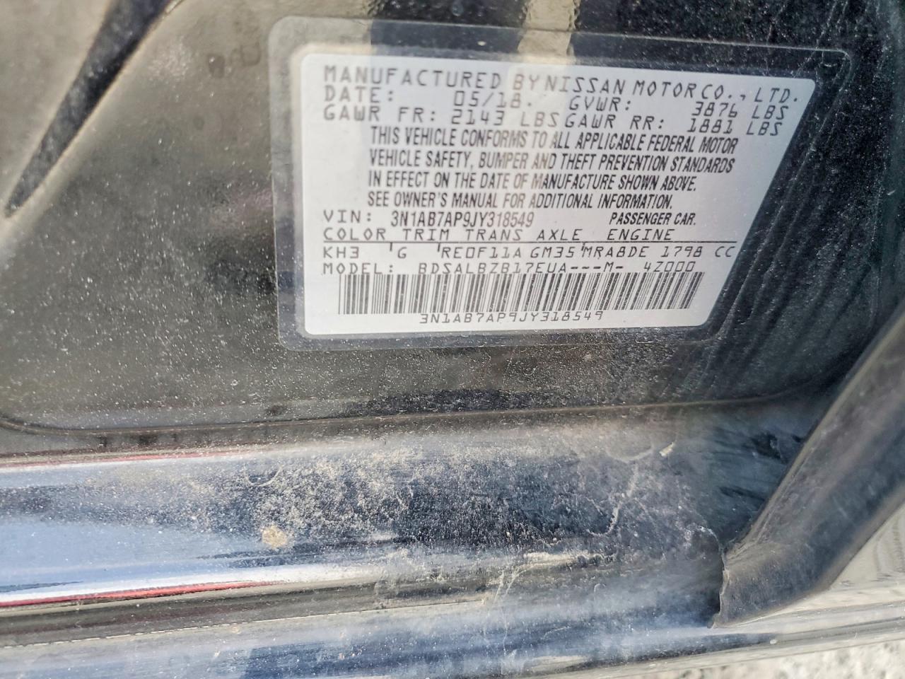 2018 NISSAN SENTRA