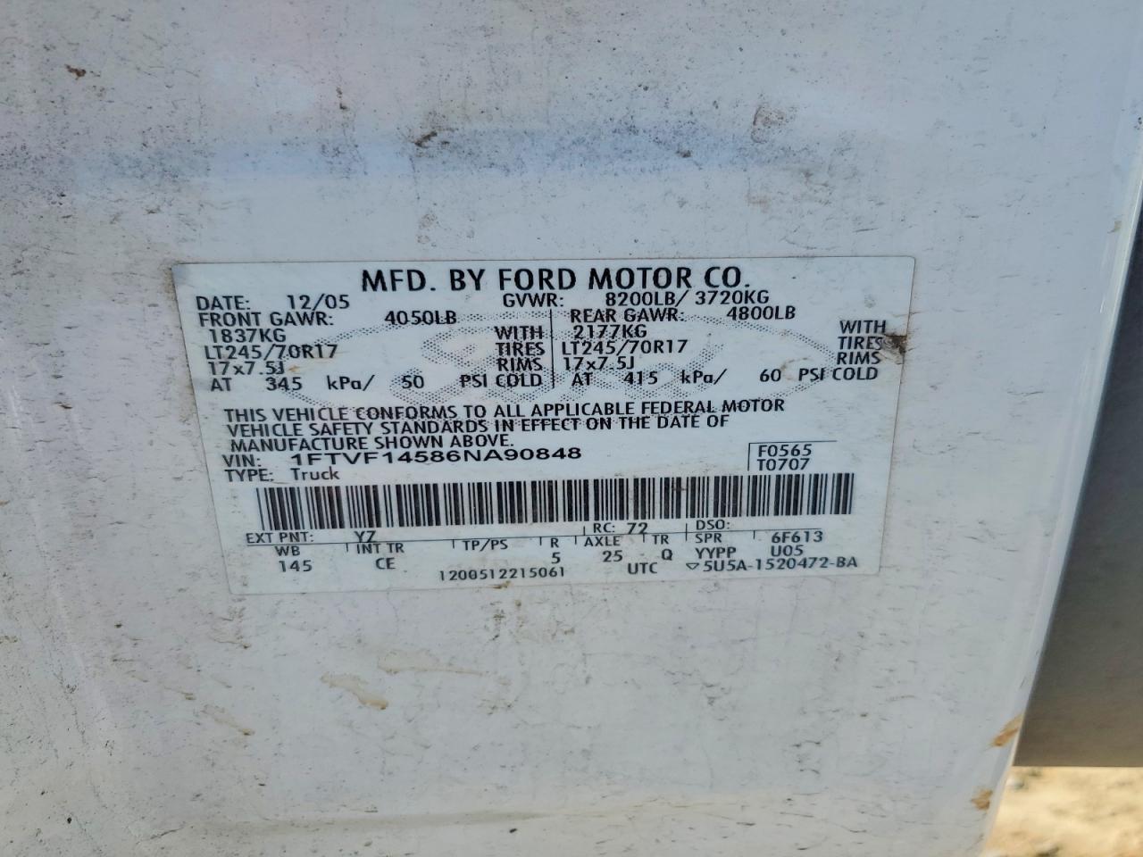 2006 FORD F-150