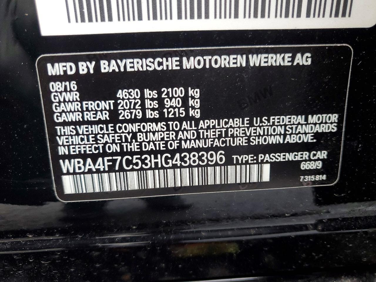 2017 BMW 4 Series