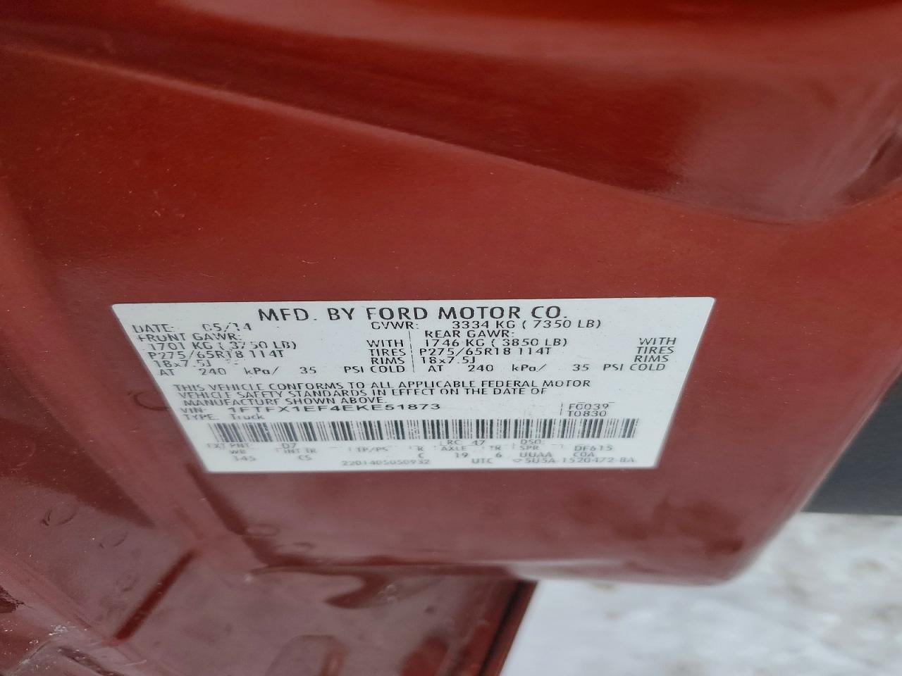 2014 FORD F-150