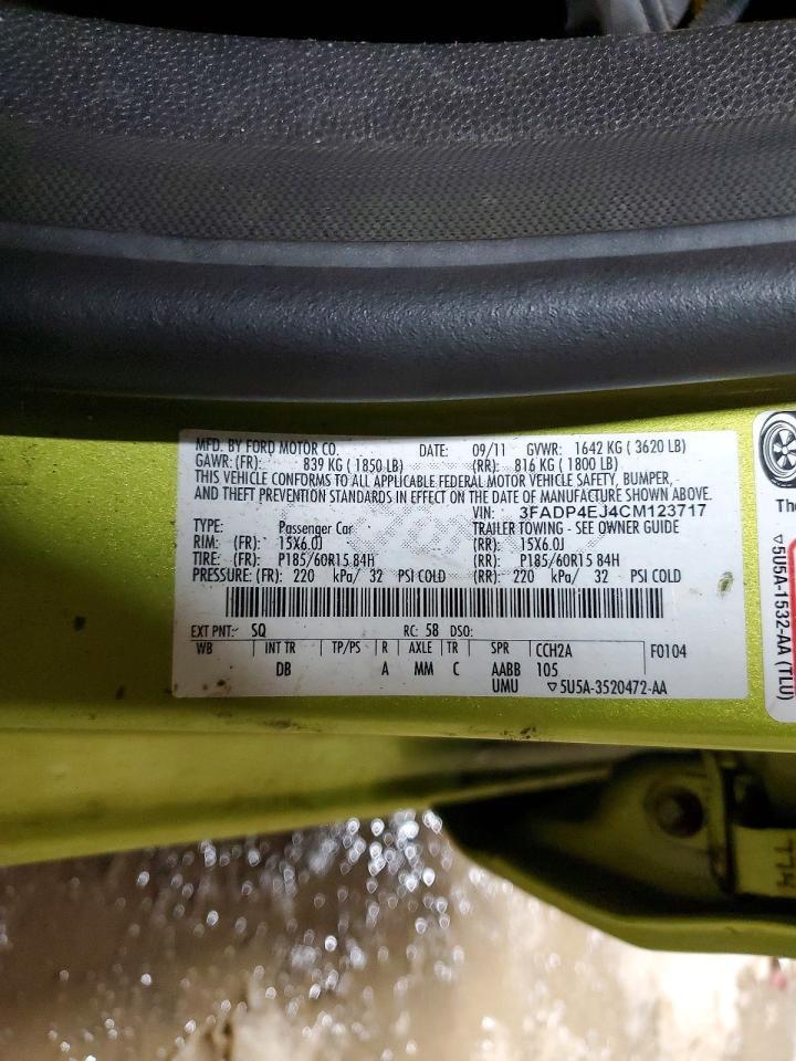 2012 FORD Fiesta