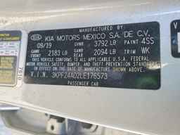 2020 KIA FORTE