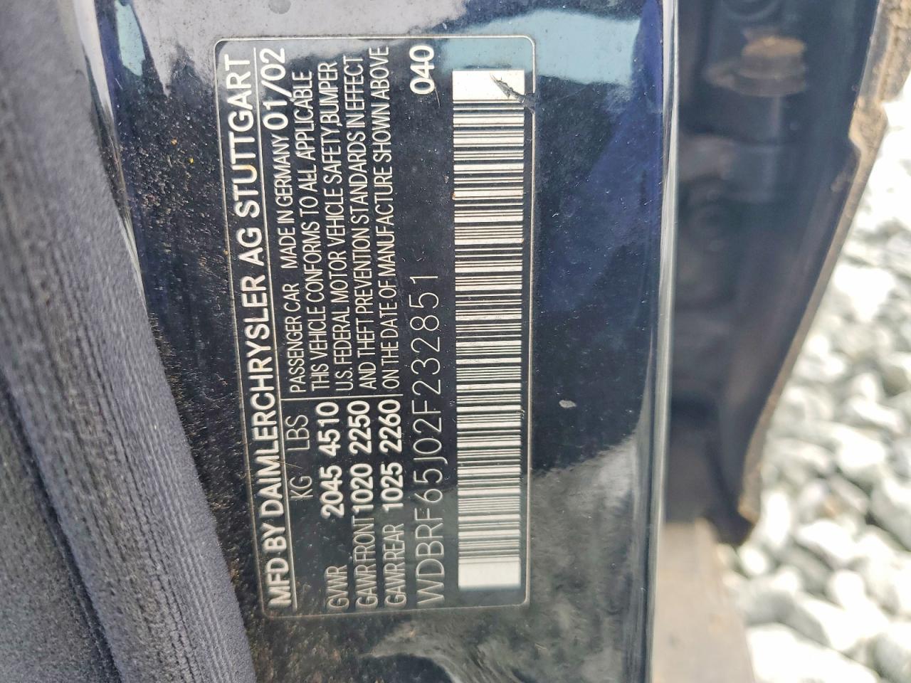 2002 MERCEDES-BENZ C-CLASS