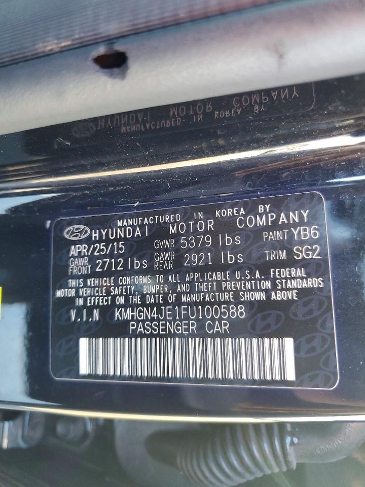 2015 HYUNDAI GENESIS