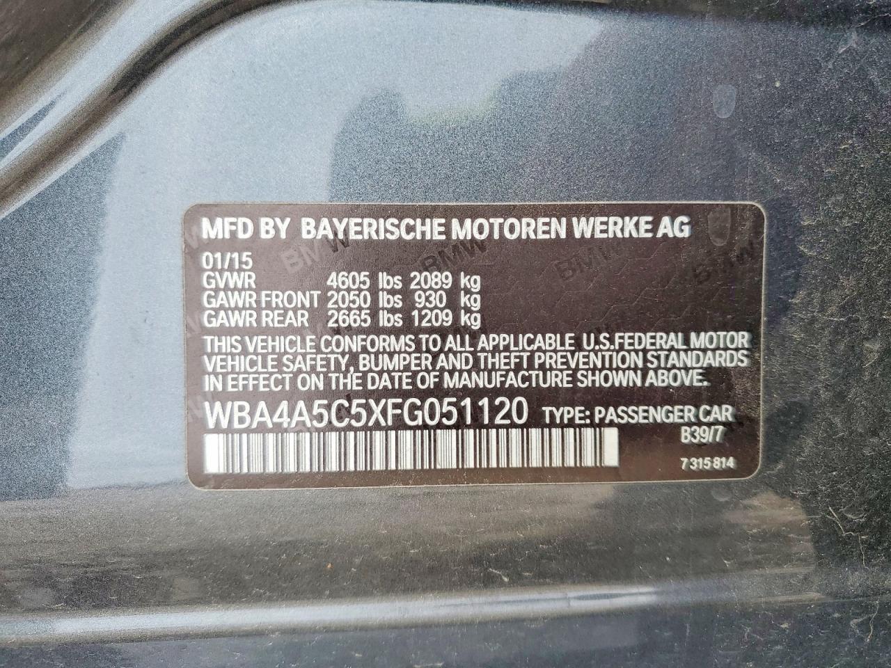 2015 BMW 4 Series