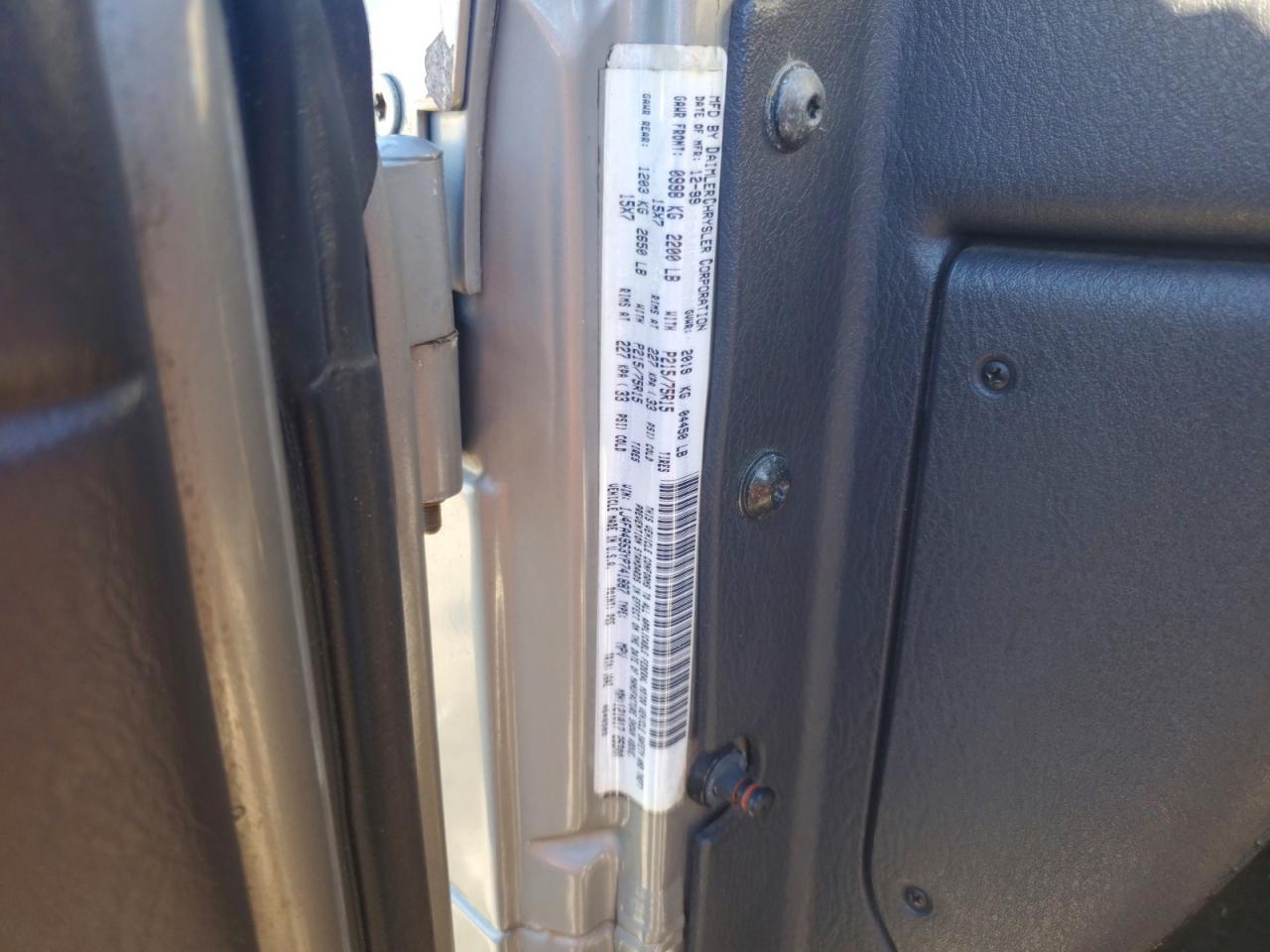 2000 JEEP WRANGLER
