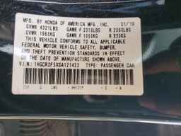 2016 HONDA ACCORD