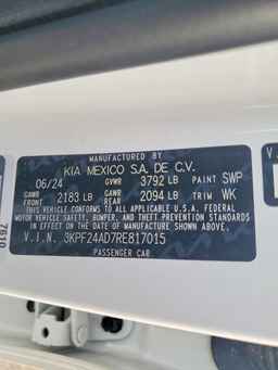 2024 KIA FORTE