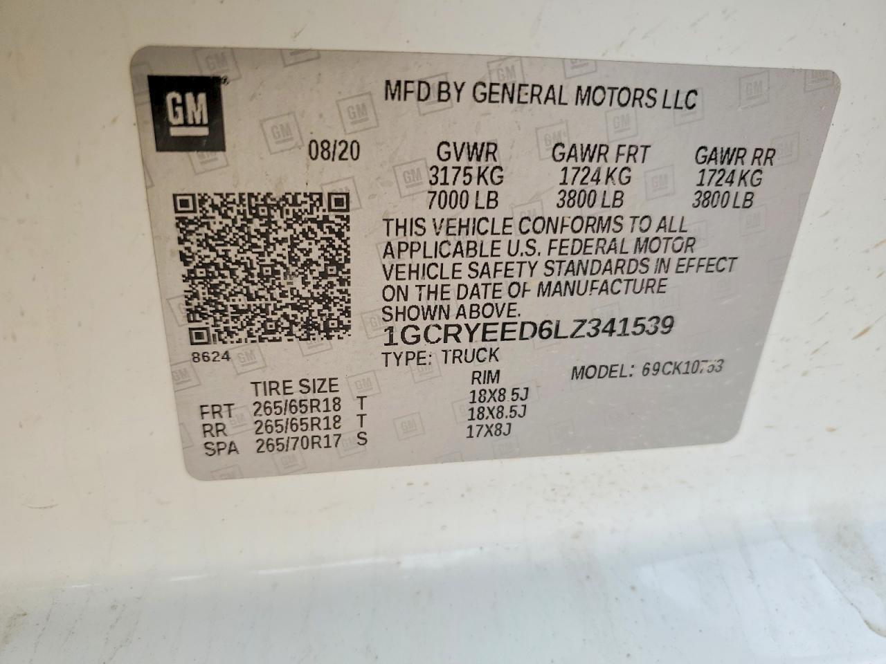 2020 CHEVROLET Silverado